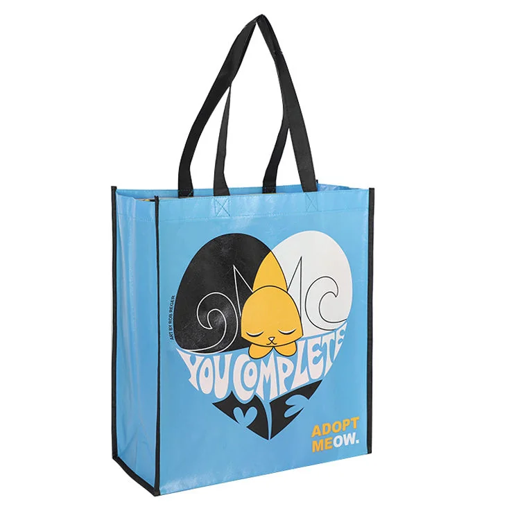 กระเป๋าสปันบอนด์ทรงหิ้วลายเทศกาล